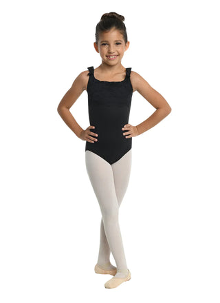 Danznmotion Kids Darline Scalloped Lace Tank Leotard