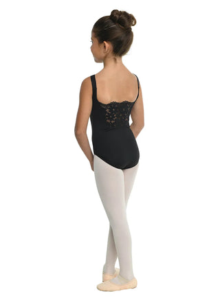 Danznmotion Kids Darline Scalloped Lace Tank Leotard