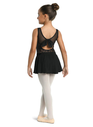 Danznmotion Kids Leanore Sweetheart Neck Dress