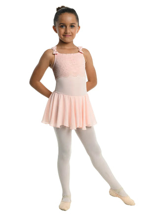 Danznmotion Kids Delphine Scalloped Lace Dress