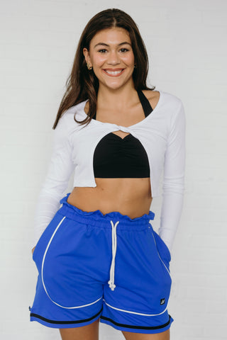 SURRENDER ADULT TOP- WHITE RIB