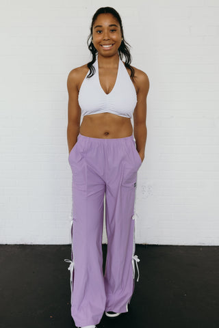 BOSS BOW ADULT PANT- ORCHID/WHITE