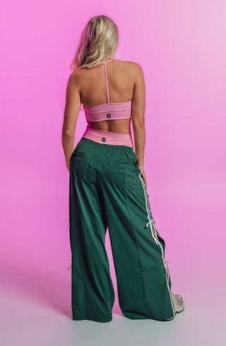 BOSS BOW ADULT PANT- HUNTER GREEN/WHITE