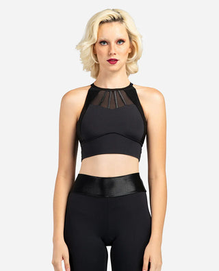 High Neck Sienna Crop Top - FINAL SALE