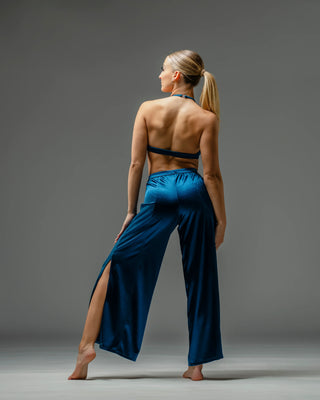 SATIN SPLIT FLARE ADULT SET