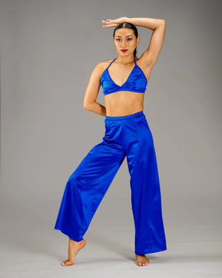 SATIN SPLIT FLARE ADULT SET