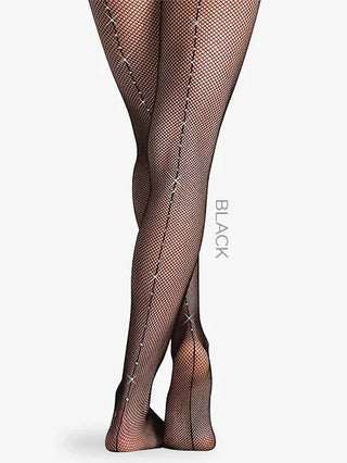 Professional Rhinestone Fishnet Tight