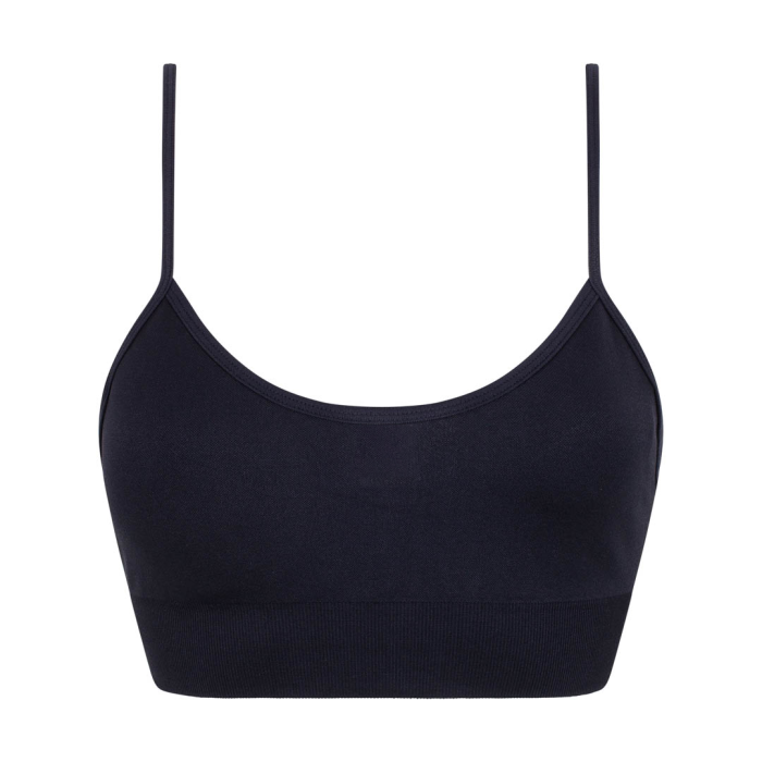 Silky Seamless Clear Back Dance Bra with removable pads