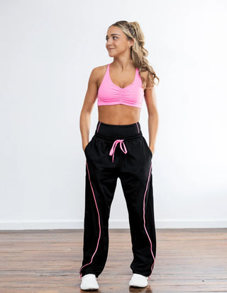 LIMITLESS ADULT TRACK PANT- ULTRA PINK