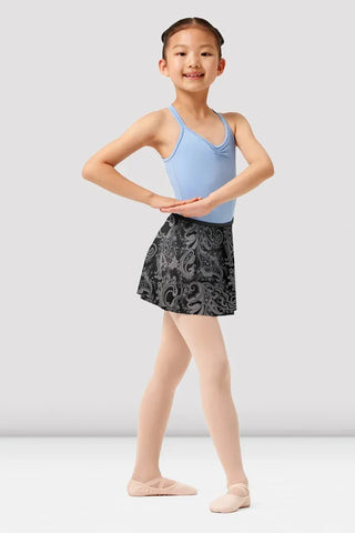 Girls Mirella Paisley Printed Mesh Skirt - FINAL SALE