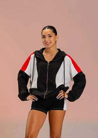 PREORDER- COLORBLOCK ZIP UP JACKET