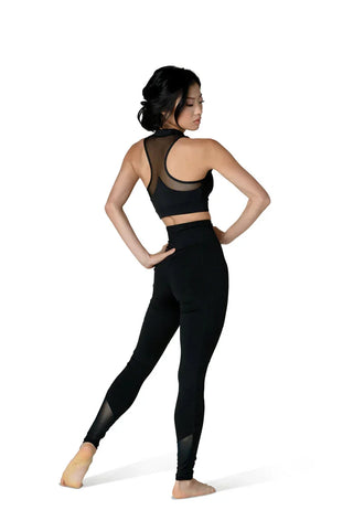 DanzNMotion Brooklyn Women's Zip Up Bra Top