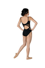 Danznmotion Adult Alexis Camisole Leotard With Mesh Inserts