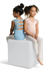 Kids Brie Scalloped Lace Leotard