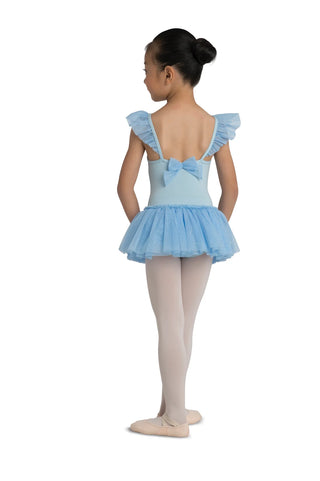 DANZNMOTION Kids Penelope Flutter Sleeve Dress