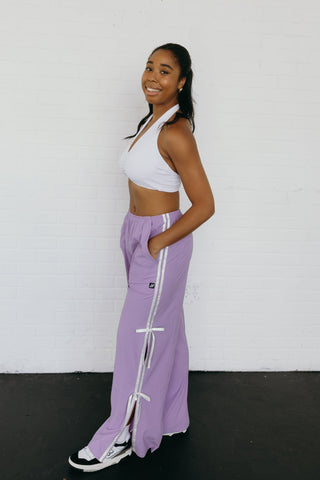 BOSS BOW ADULT PANT- ORCHID/WHITE