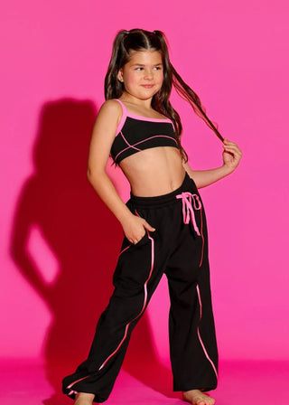 LIMITLESS CHILD TRACK PANT- ULTRA PINK