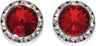 Red (Dasha Earrings)