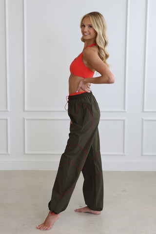 MIAMI CHILD DECO PANT-RETRO GREEN