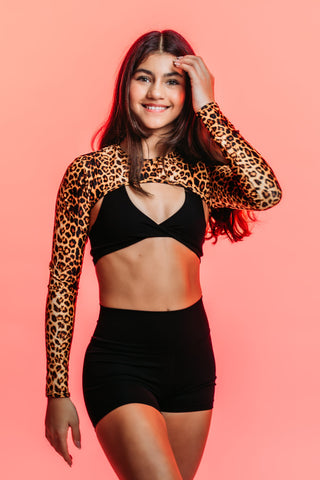 SPOT ON CHEETAH CHILD SHRUG