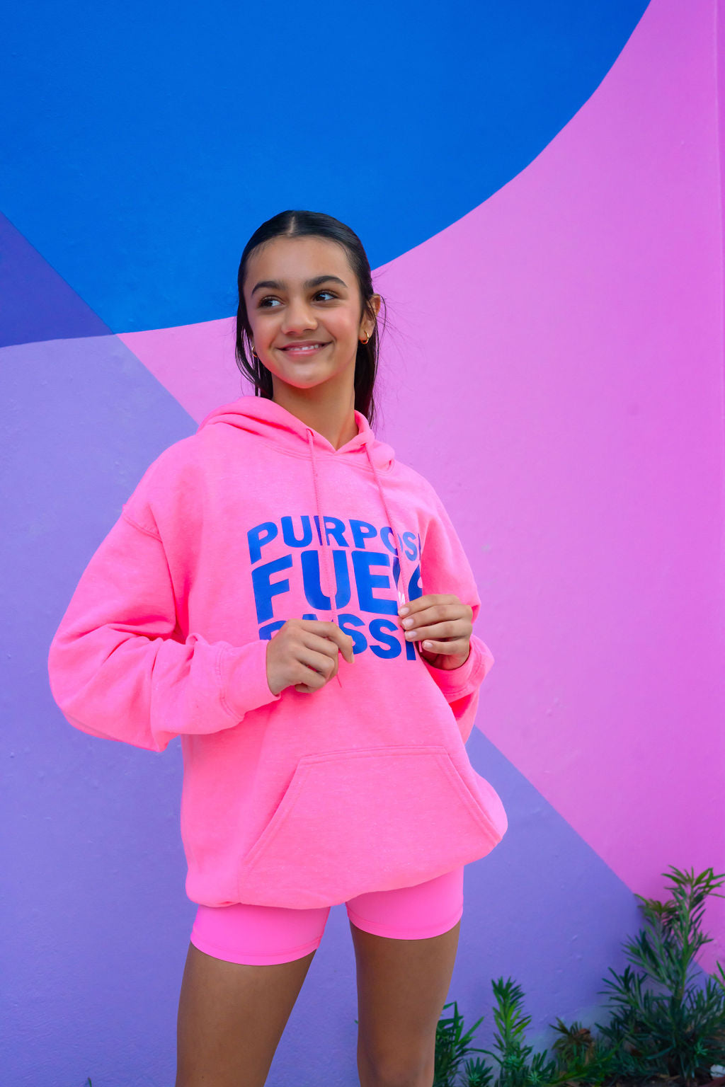 PASSION FUELS PURPOSE ADULT HOODIE