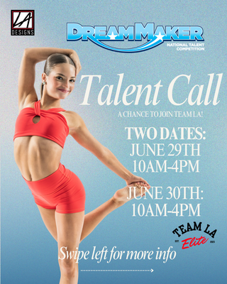 LA DANCE DESIGNS DreamMakers Model Call