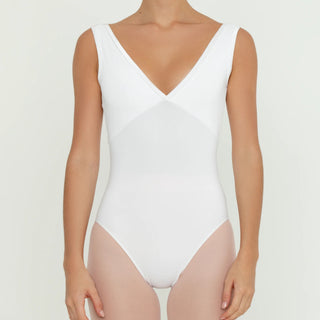 Bullet Pointe Velvet Trim Leotard