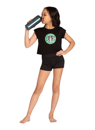 DANZNMOTION Kids "I Dance A Latte" T-Shirt