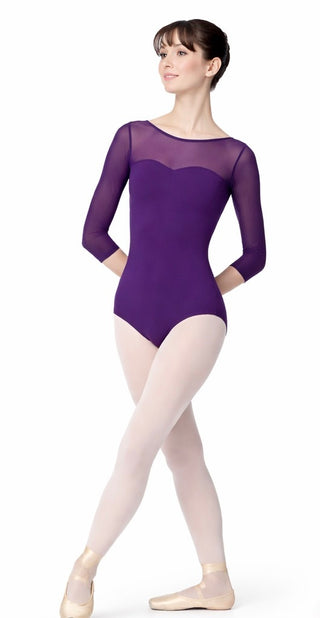 SHOWCASE 3/4 Sleeve Mesh Leotard (STARSTRUCK PRE ORDER)