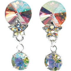 Rivoli Dangle Earrings - Crystal AB