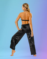 SATIN SPLIT FLARE ADULT SET