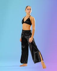 SATIN SPLIT FLARE ADULT SET