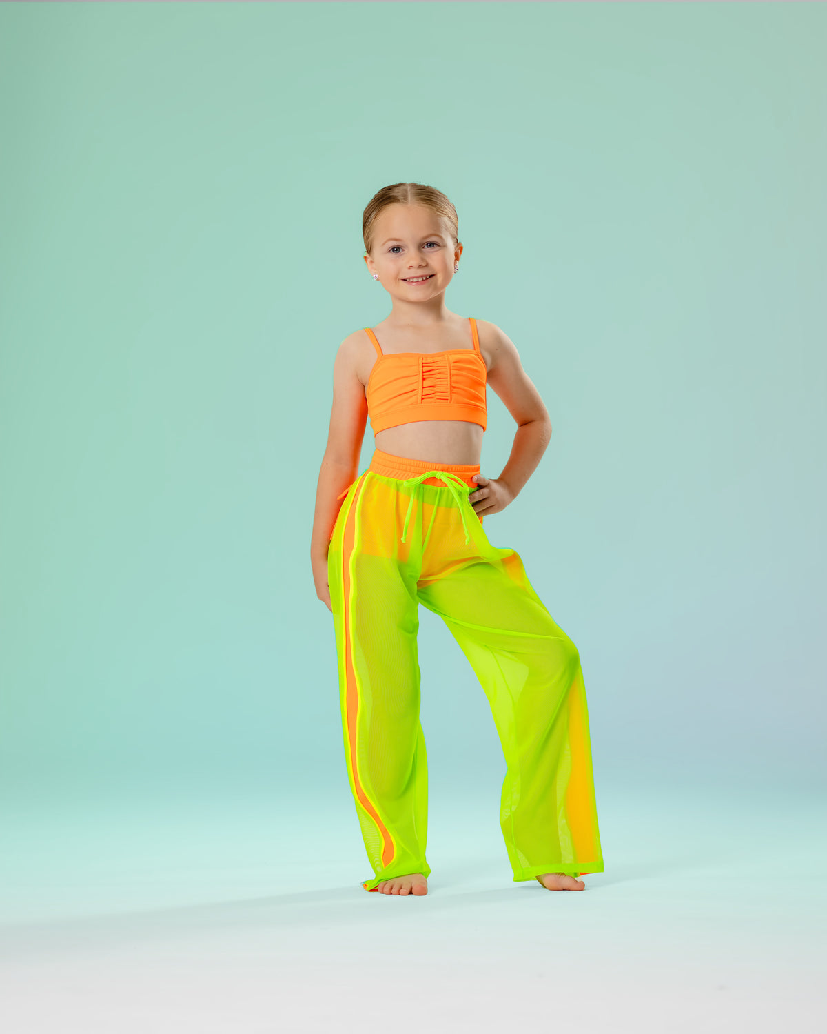 SUPER STRIPE MESH CHILD PANT