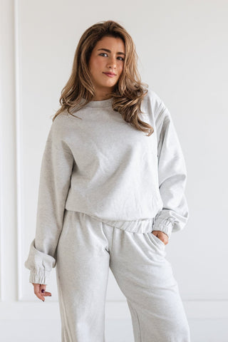 CHAMP CHILD PULLOVER- DOVE GREY