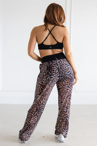 MIA MESH ADULT PANT- BROWN CHEETAH/WHITE