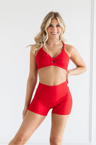 TATE TWIST ADULT TOP- CHERRY