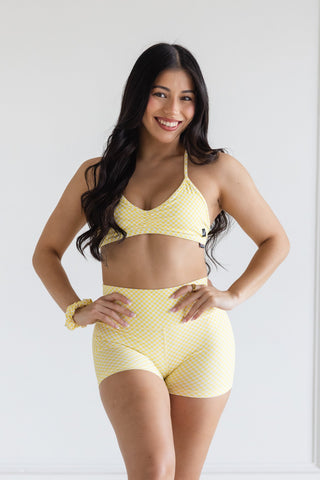 NICOLETTE ADULT TOP- BUTTER GINGHAM