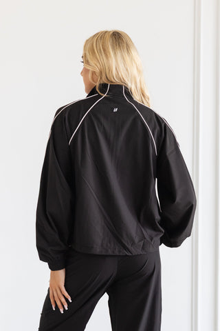 ULTIMATE ADULT ZIP UP JACKET- BLACK/WHITE
