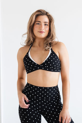 SOUTH SIDE DOUBLE LAYER ADULT TOP- BLACK/WHITE