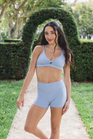 CORE ADULT SHORT- DUSTY BLUE
