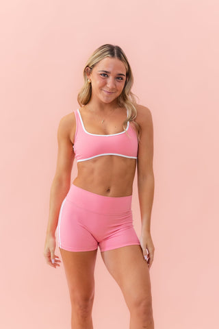 ISLA ADULT TOP- WATERMELON/WHITE