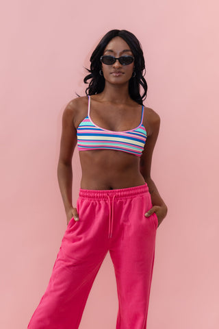 SAYLOR ADULT TOP- CABANA STRIPE