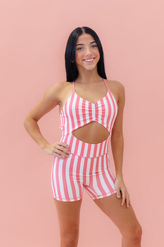 MIA ADULT BIKETARD- WATERMELON STRIPE