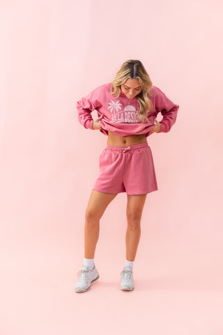 COASTAL ADULT SHORT- ISLA PINK