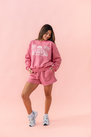 COASTAL CHILD SHORT- ISLA PINK