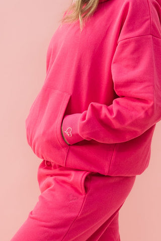 LA OVERSIZED ADULT HOODIE- CABANA STRIPE