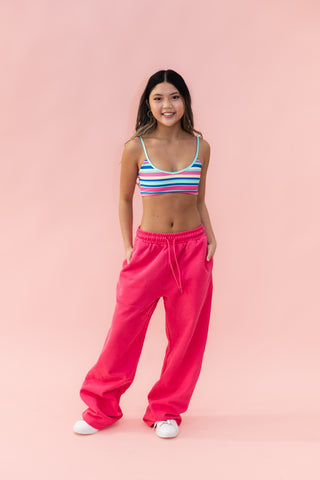 DREAM CHILD SWEATPANT- SHOCKING PINK