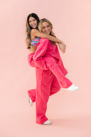 DREAM CHILD SWEATPANT- SHOCKING PINK