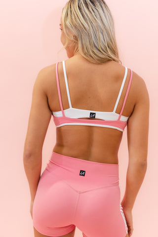 ISLA ADULT TOP- WATERMELON/WHITE