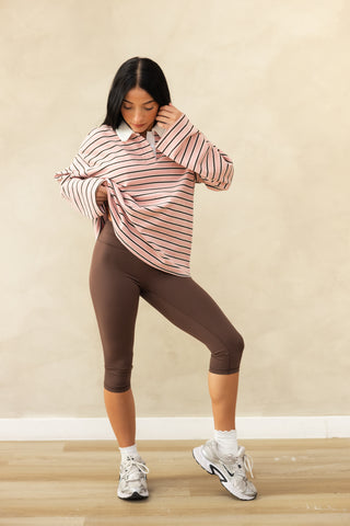 ICONIC CAPRI ADULT PANT- TEDDI BEAR